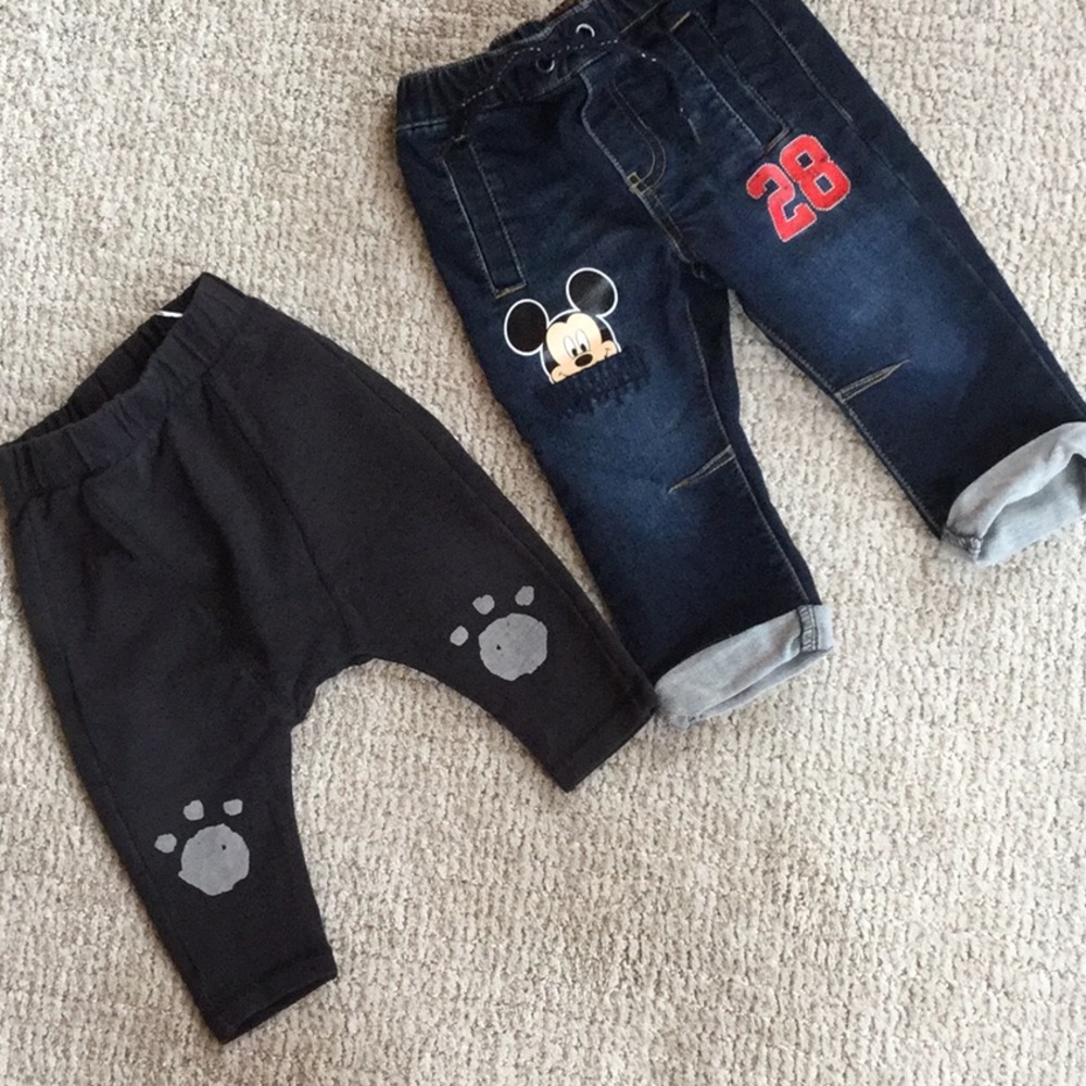 Cute boys pants size 6/9M Zara/Disney